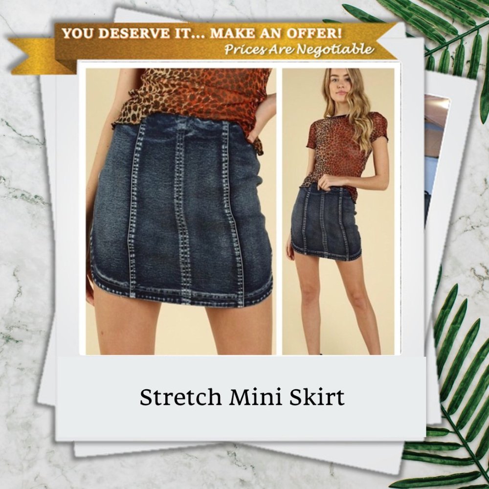 Mini Skirt w/ Stretch